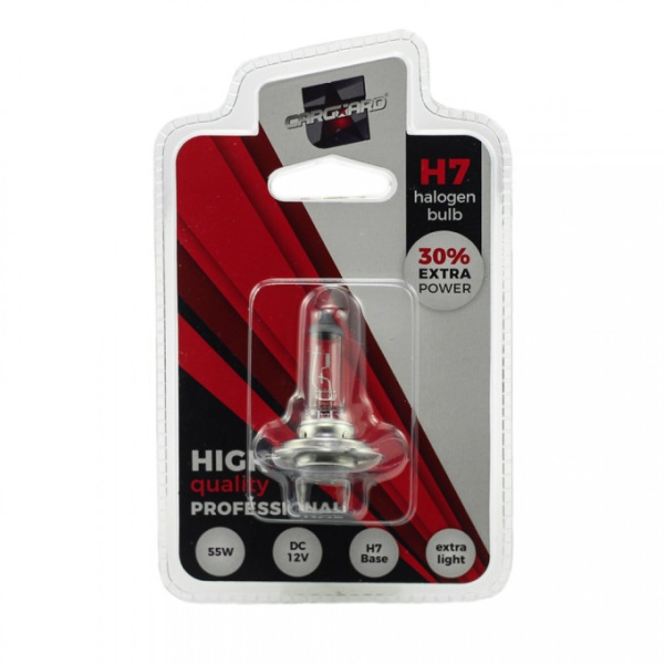 Carguard Bec Halogen H7 55W +30% Intensitate BHA004